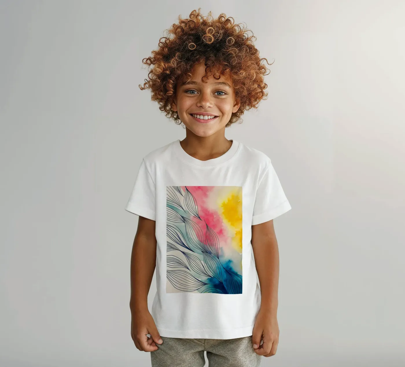 astratto t-shirt bambini da the gondols