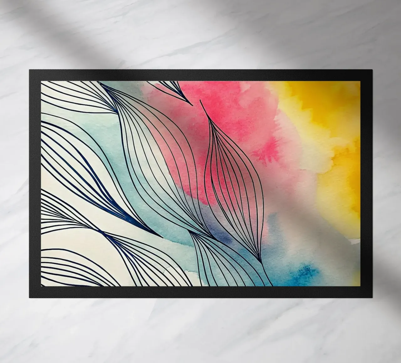 abstract deurmat van the gondols