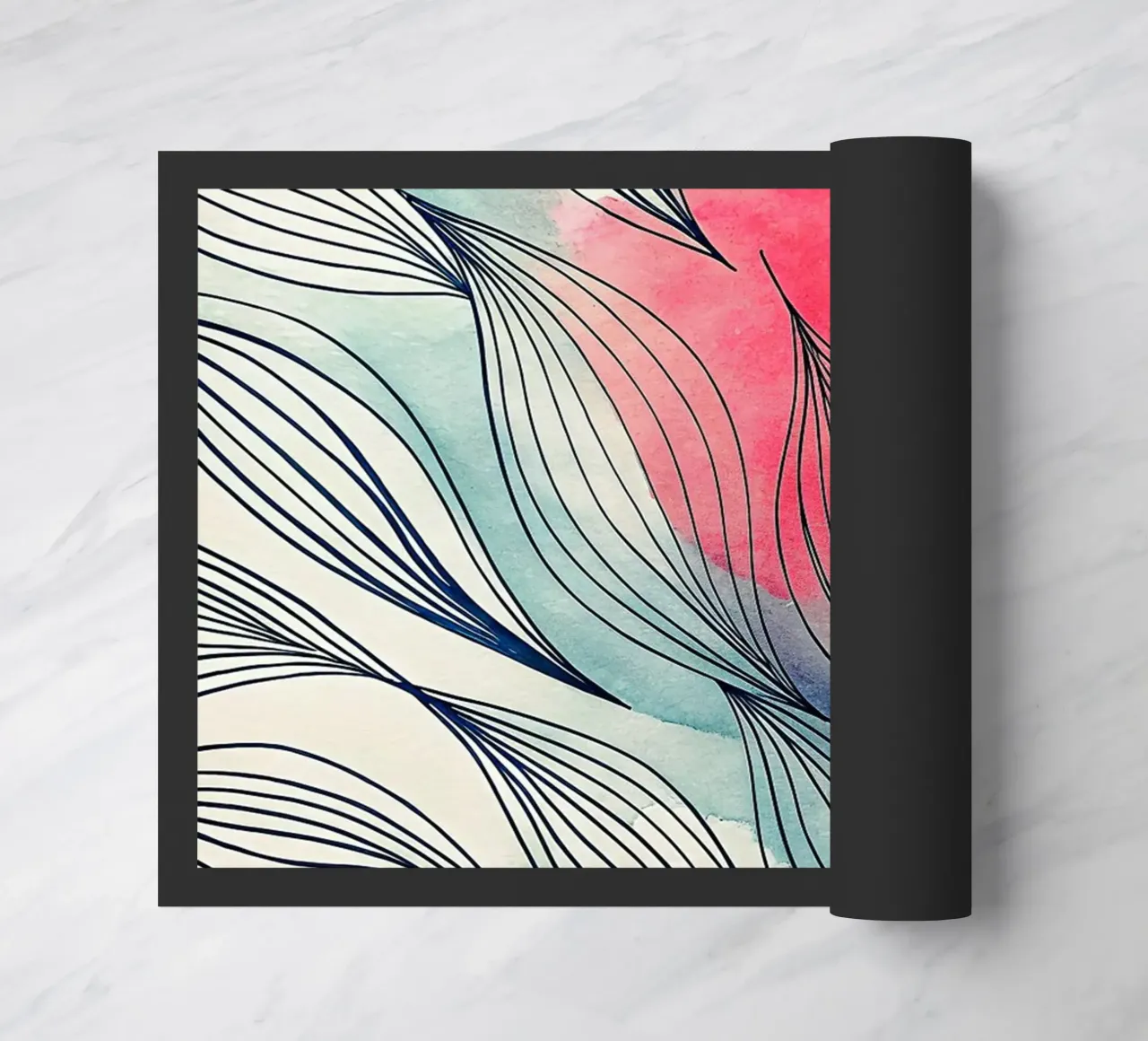 abstract deurmat van the gondols