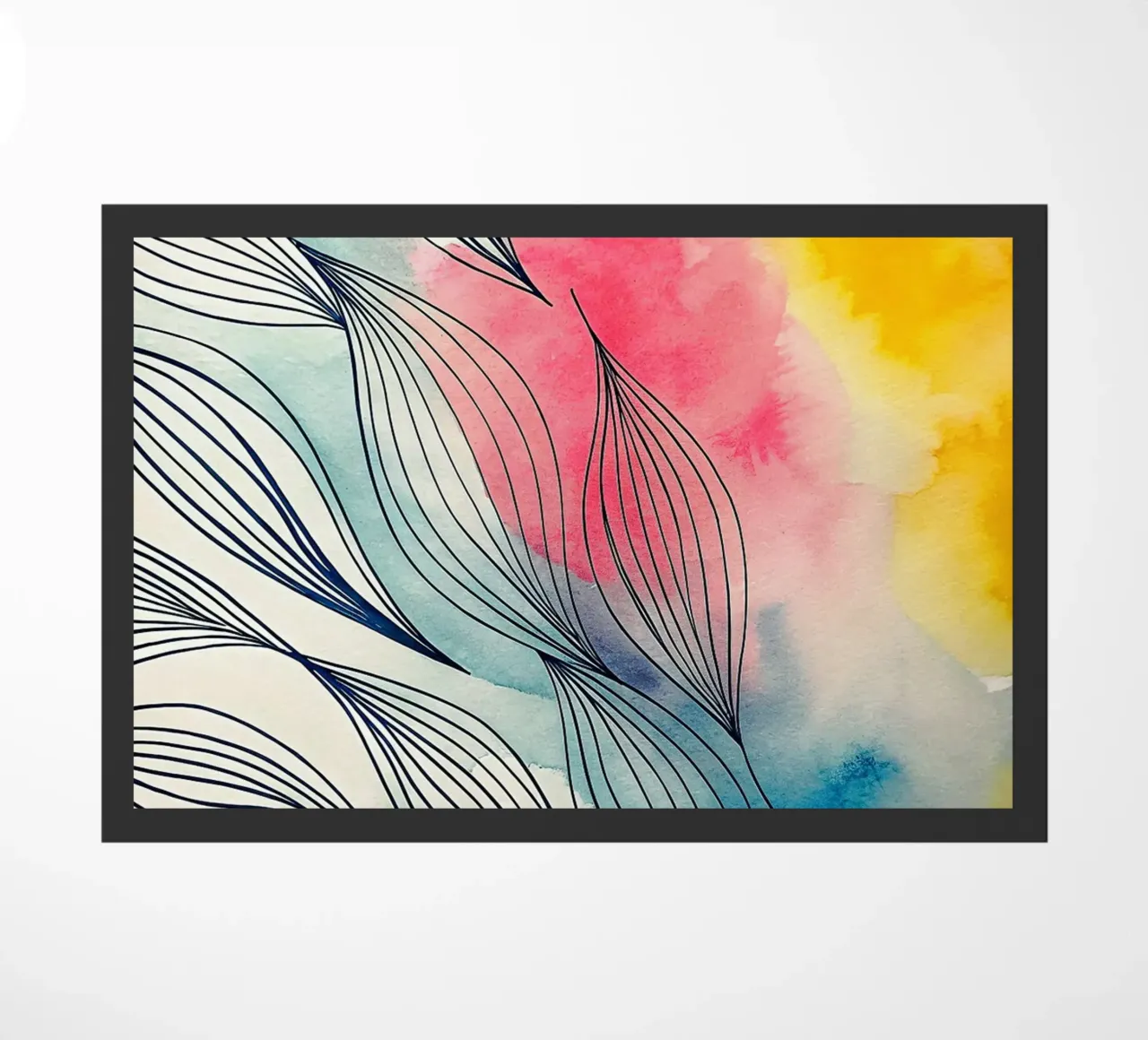 abstract deurmat van the gondols