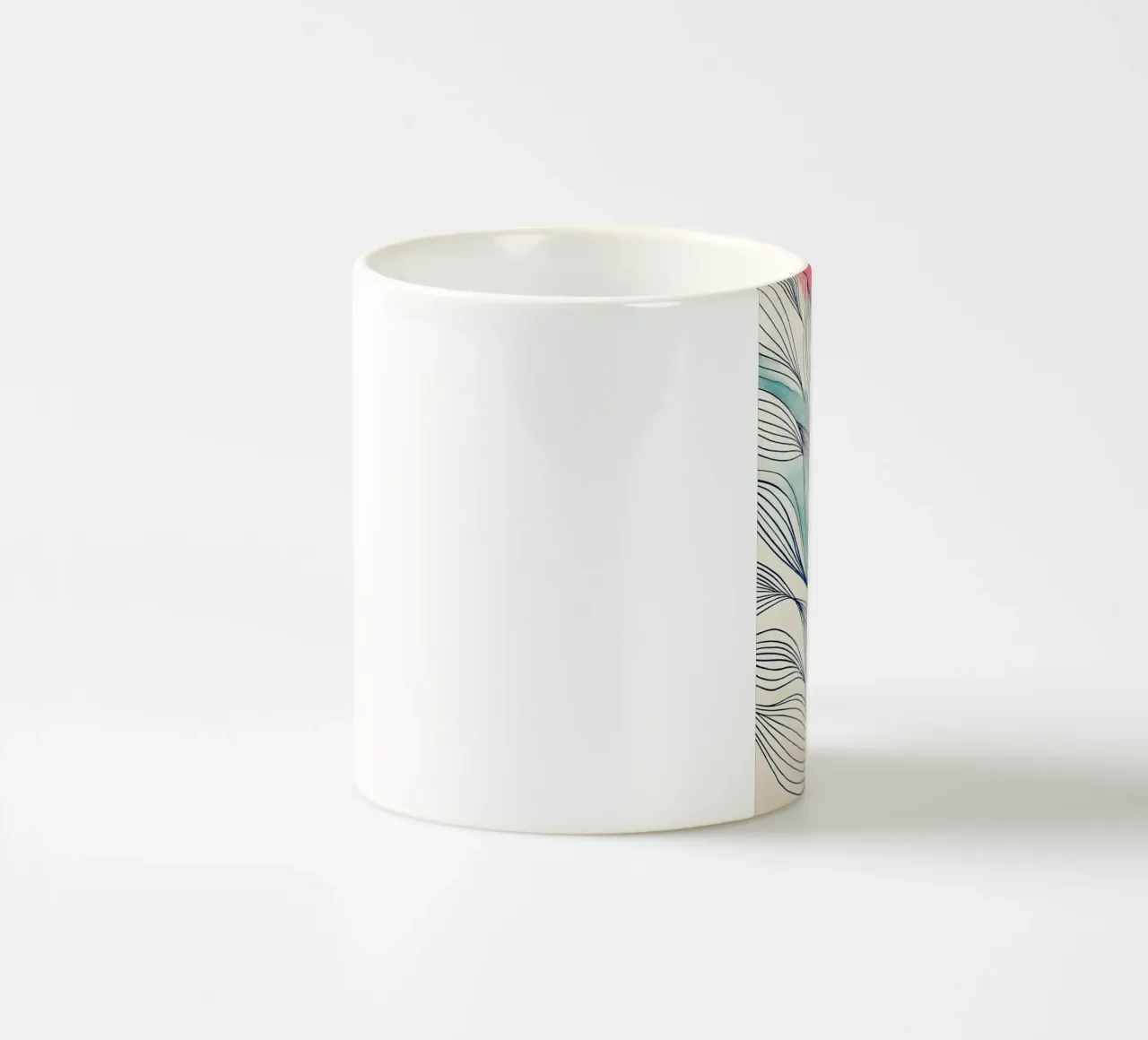 astratto tazza in ceramica da the gondols