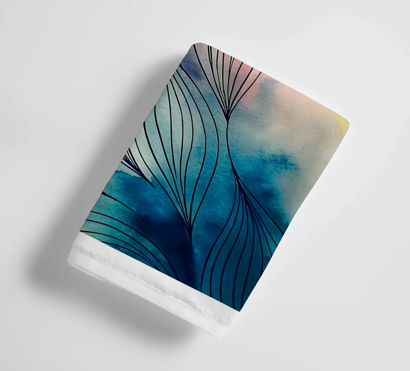 abstract badhanddoek van the gondols