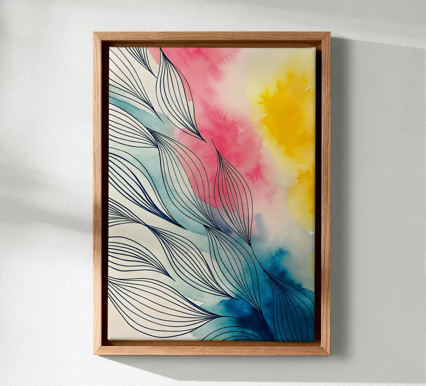 abstract canvas by the gondols