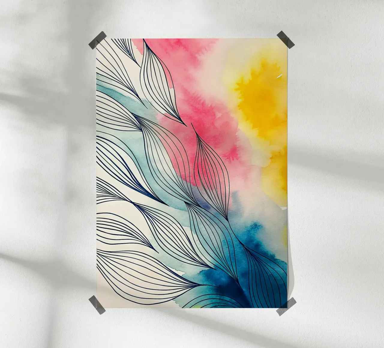 abstract poster van the gondols