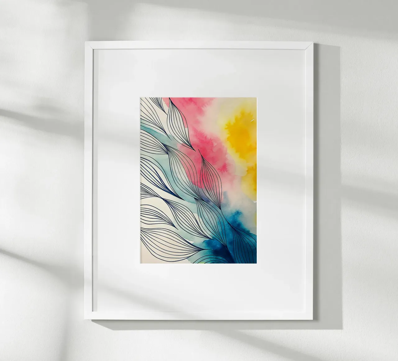 abstract poster van the gondols