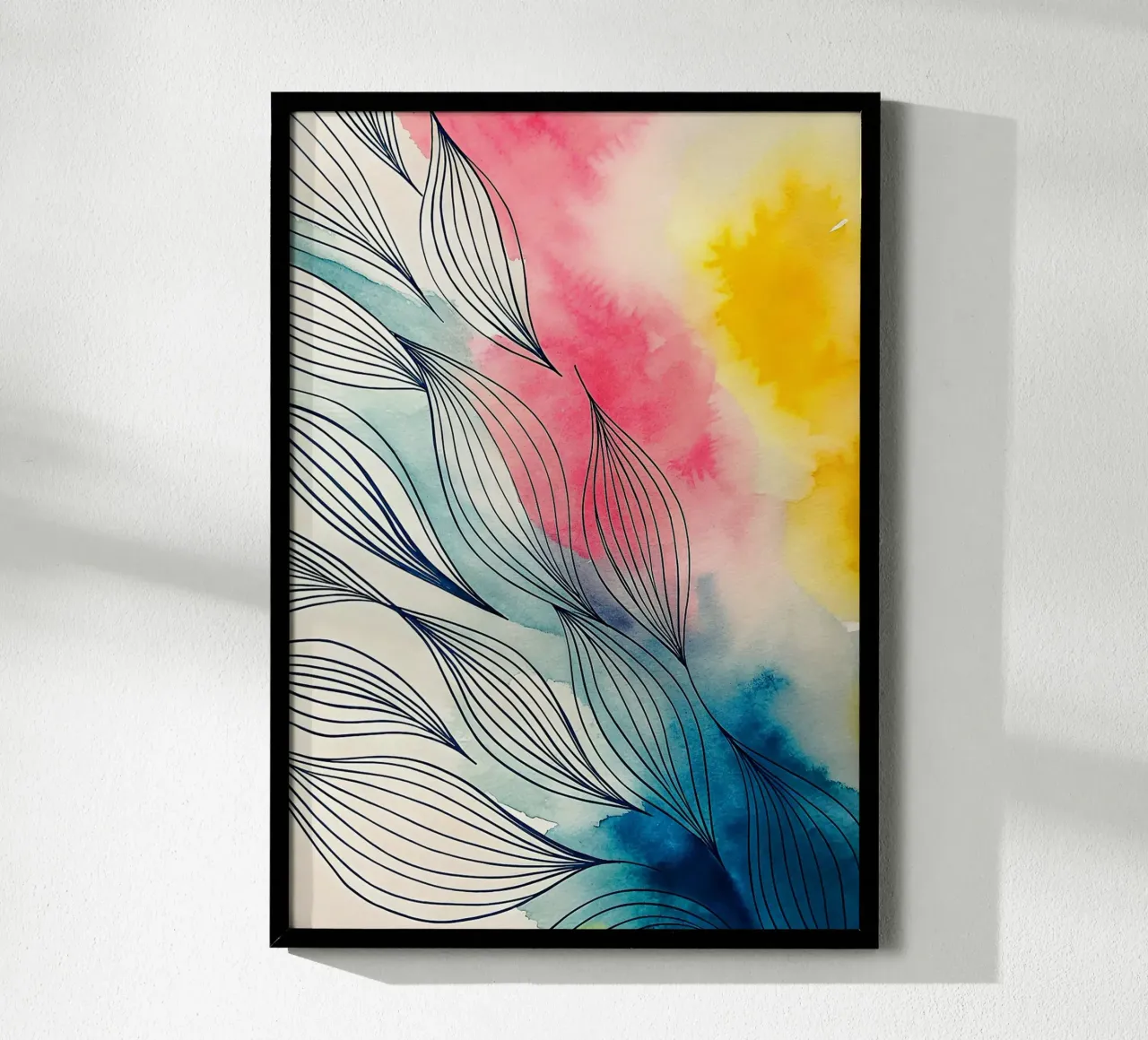 abstract poster van the gondols