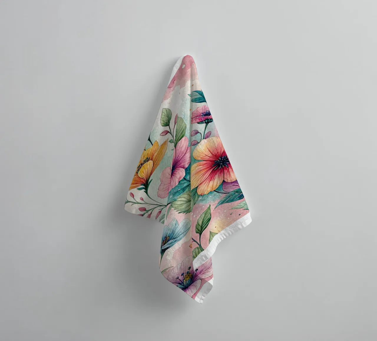mooie bloem badhanddoek van the gondols