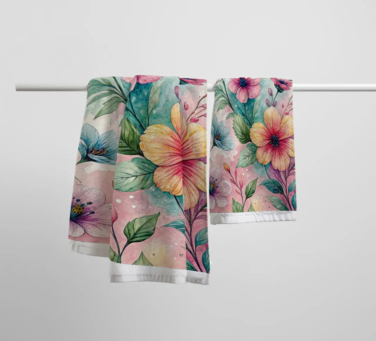 mooie bloem badhanddoek van the gondols