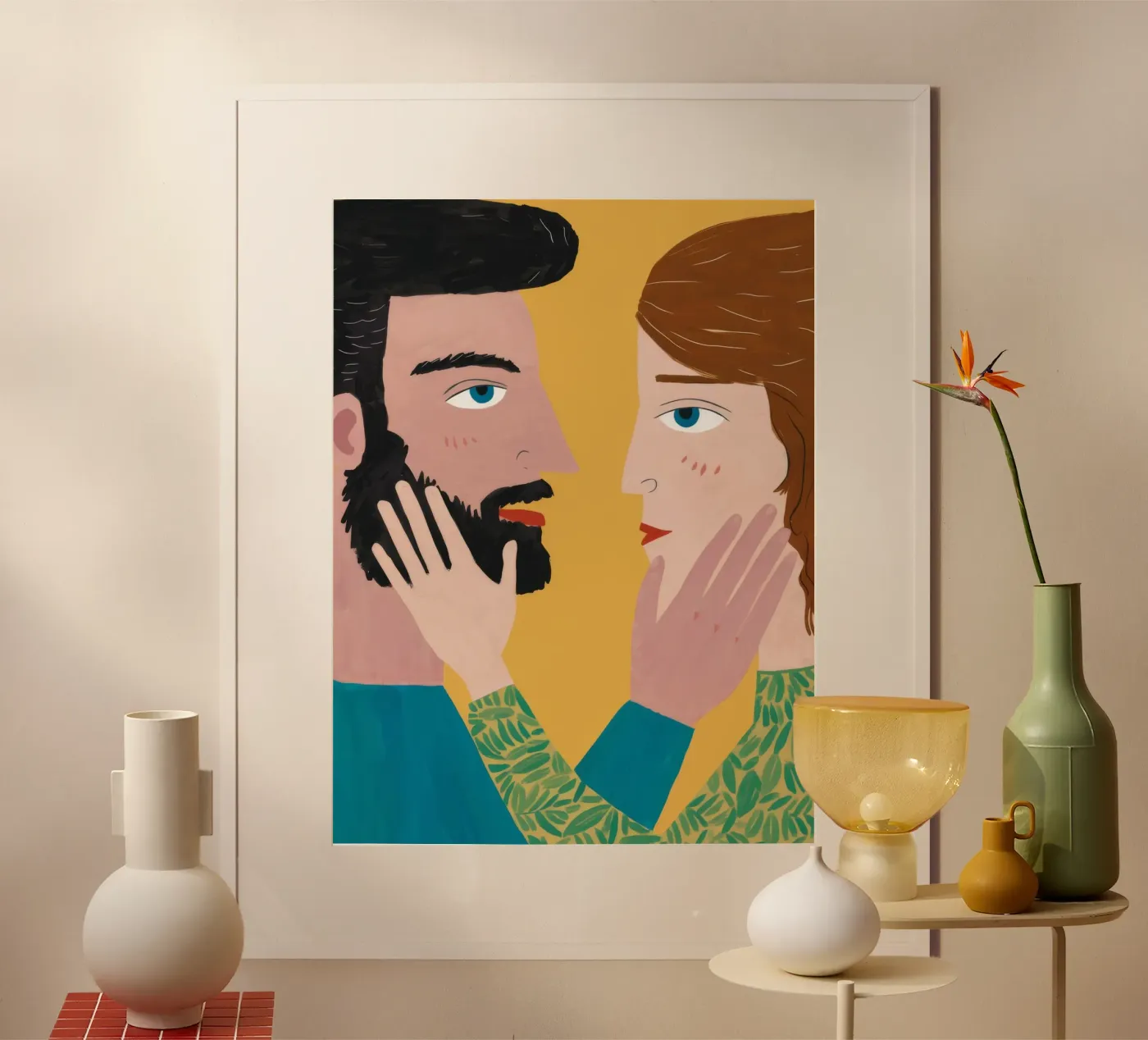 Tender Touch Connection poster by Ivory Frame