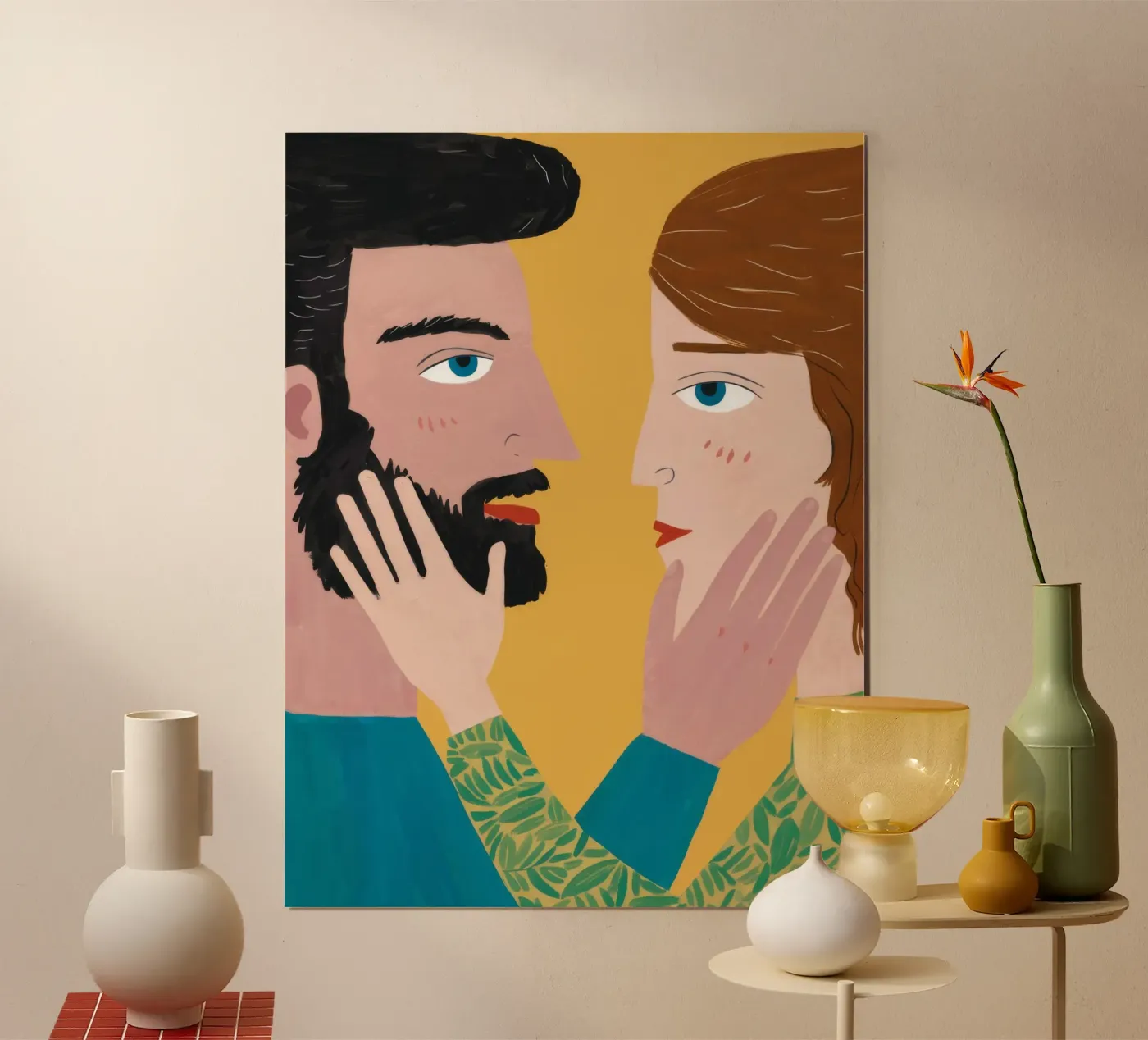 Tender Touch Connection poster by Ivory Frame