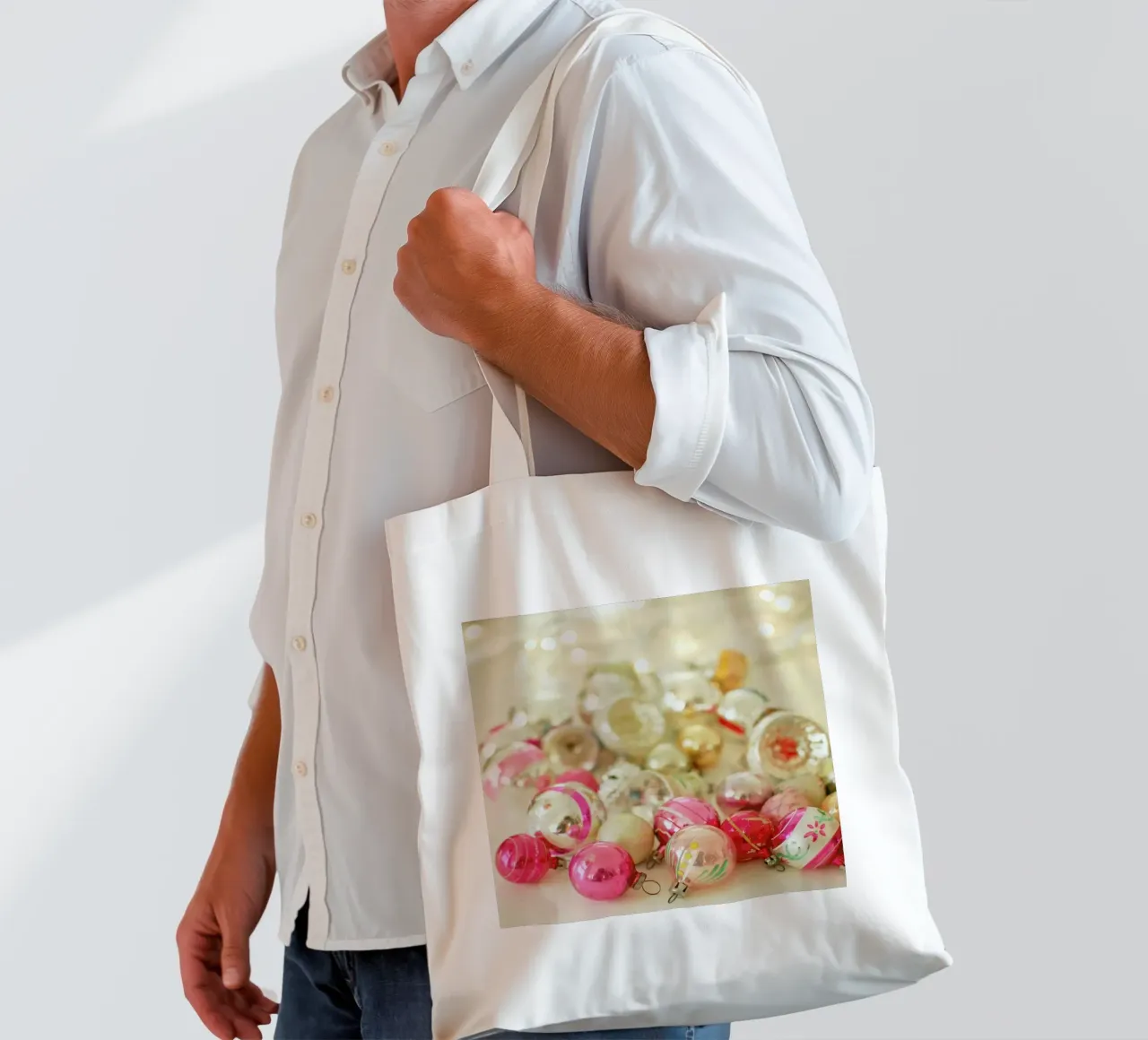 Gemme di Natale borsa in juta da Cassia Beck Photography