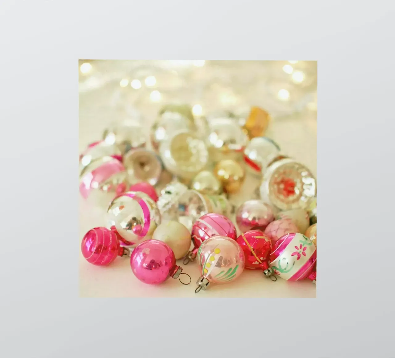 Gemas de Navidad pegatina de Cassia Beck Photography