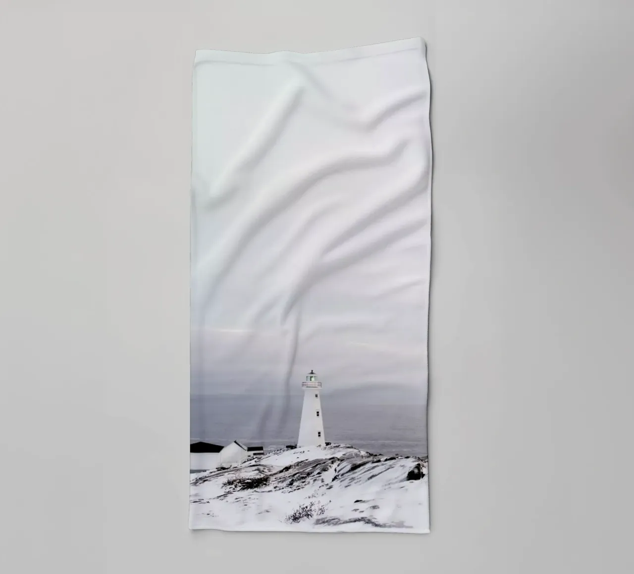 Lighthouse towel by EyeEm Mobile GmbH