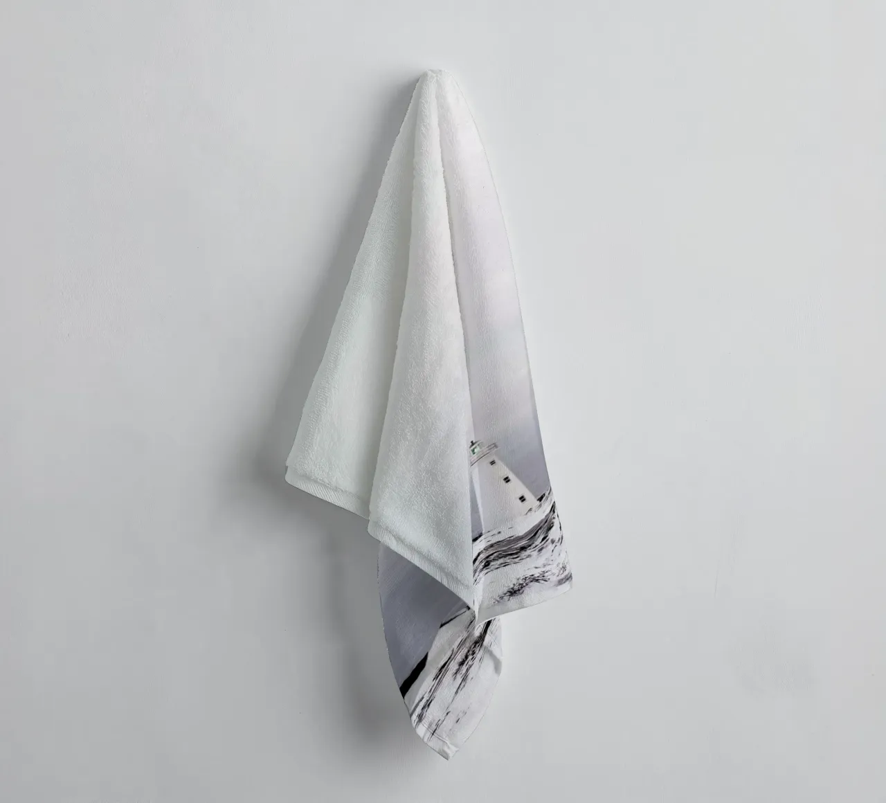 Lighthouse towel by EyeEm Mobile GmbH