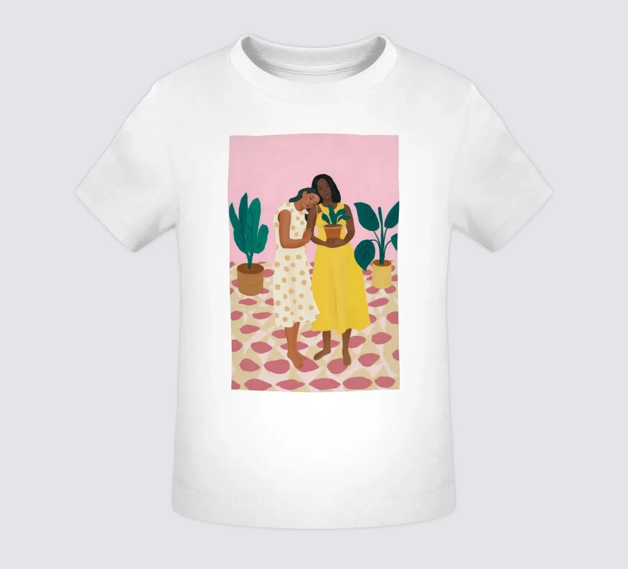 Jardín Abrazar la serenidad camiseta de bebé de Ivory Frame