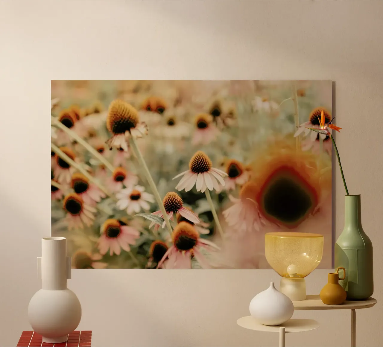 Echinacea Flowers plexiglass da Ingrid Beddoes