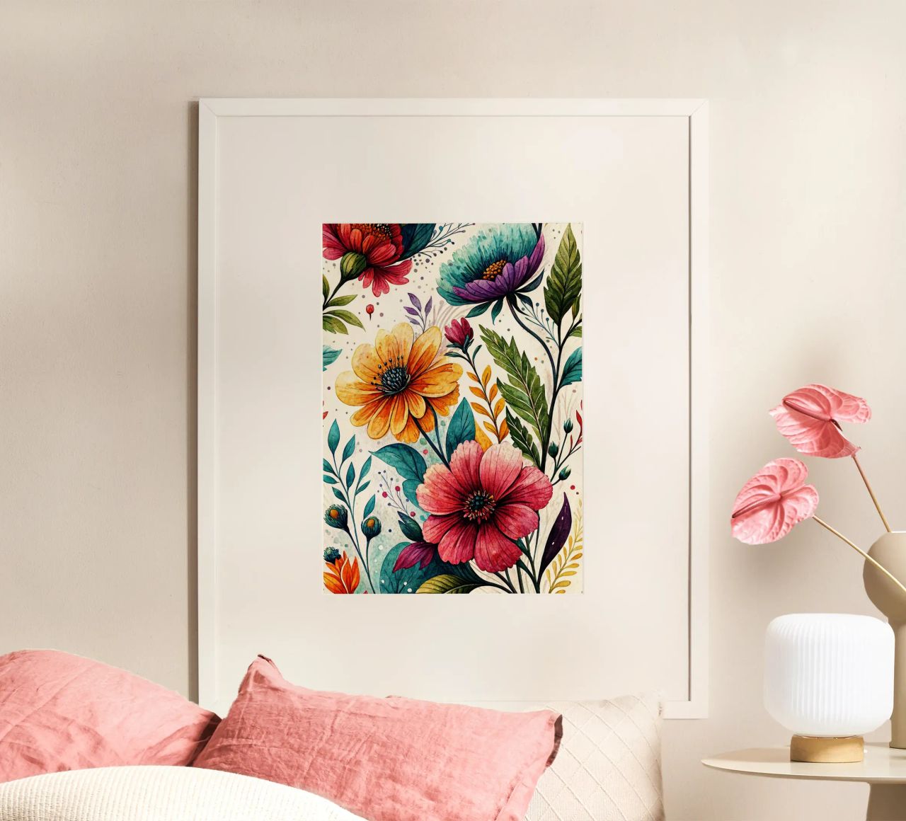 arte floral poster de the gondols
