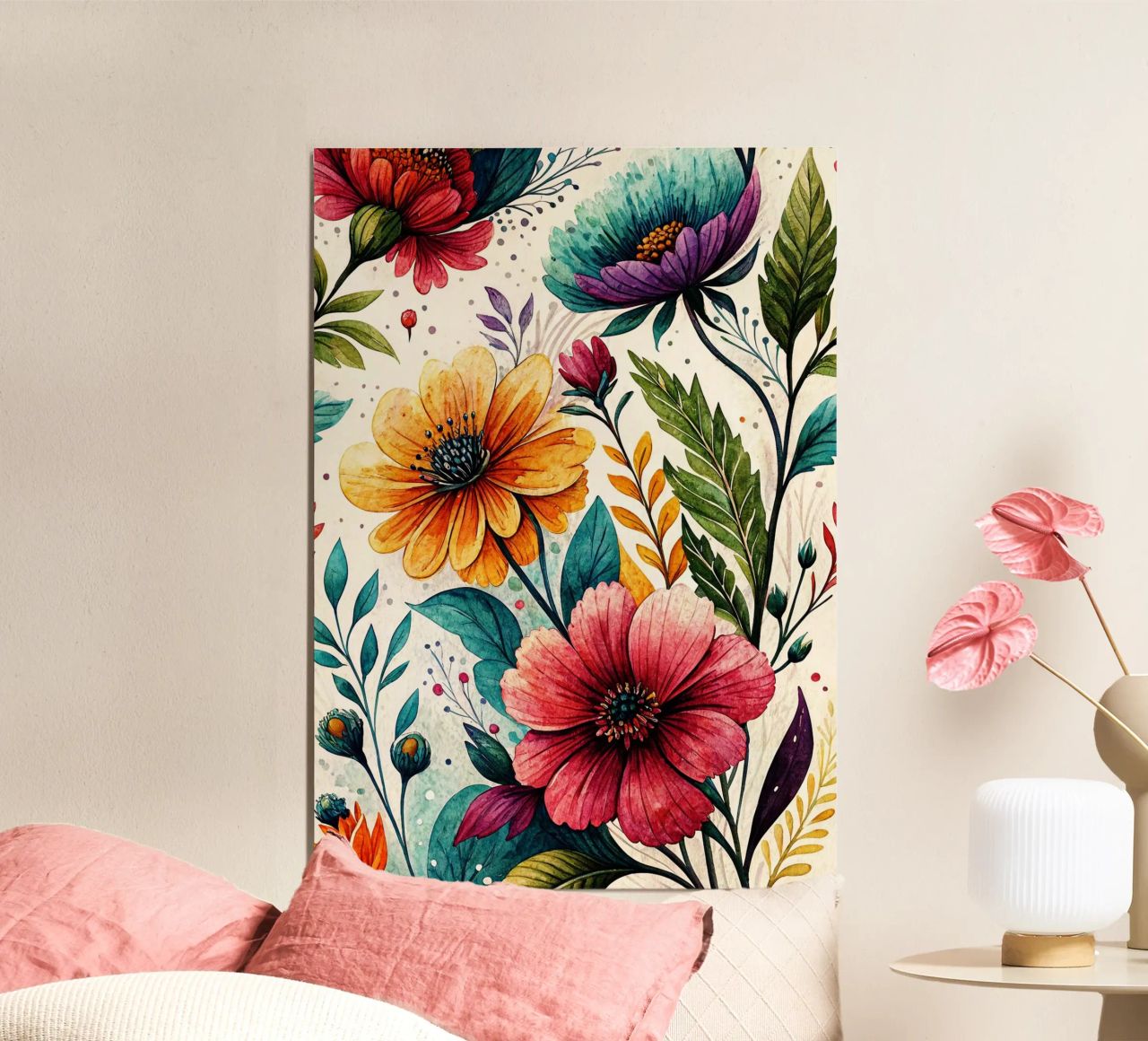 arte floral poster de the gondols