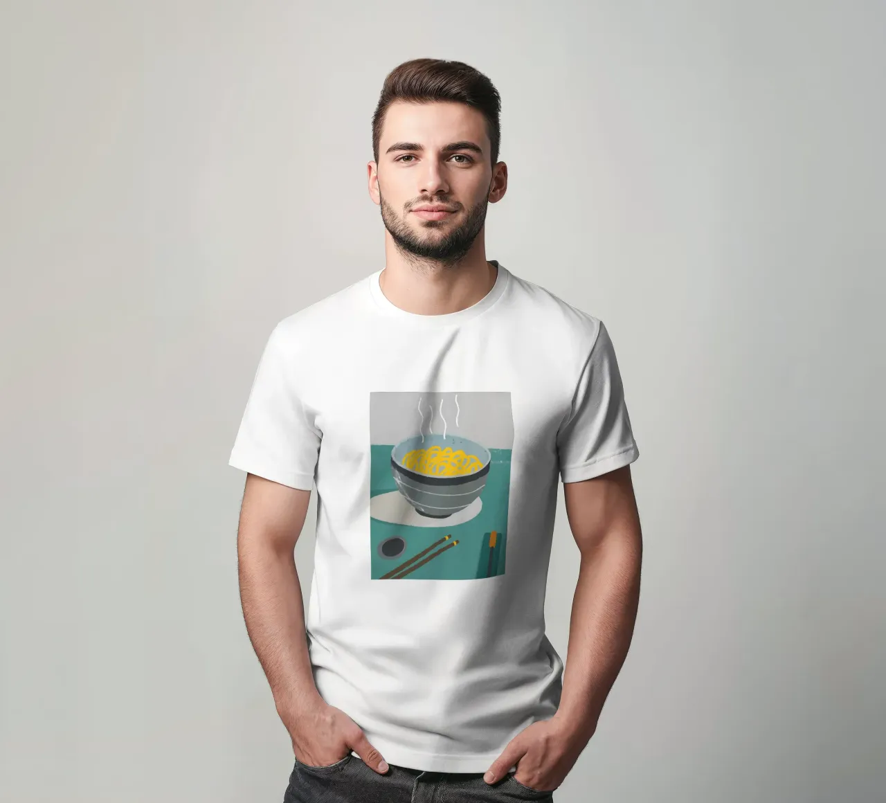 Eat Noodles t-shirt by PERSONAL TOUCH