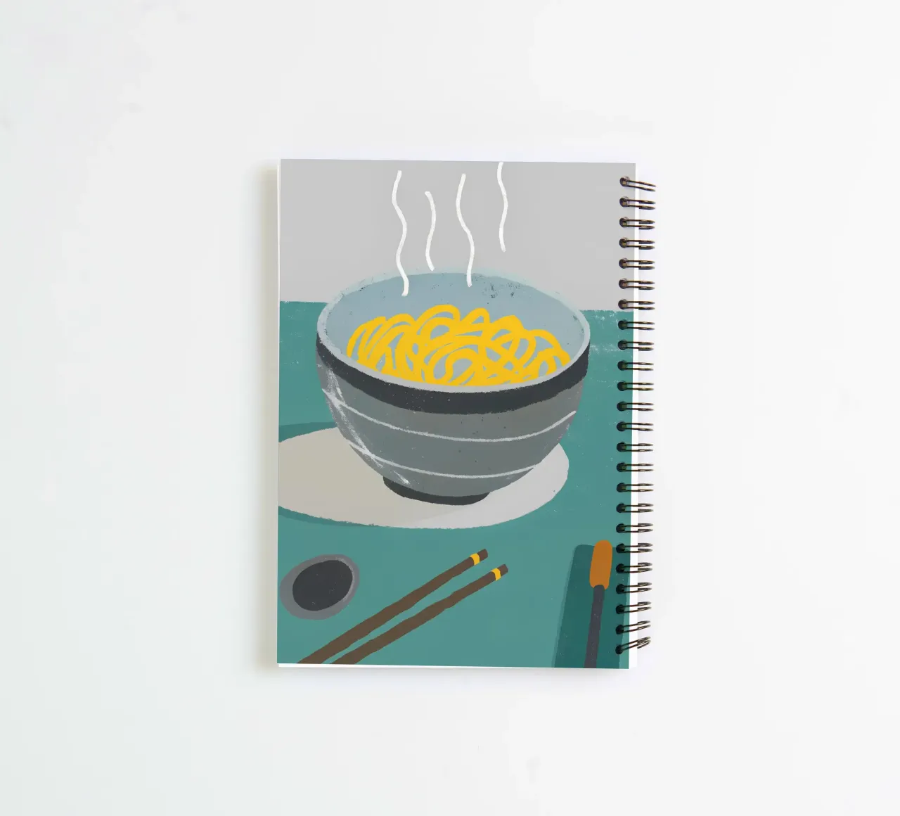 Eat Noodles spiral notebook by PERSONAL TOUCH