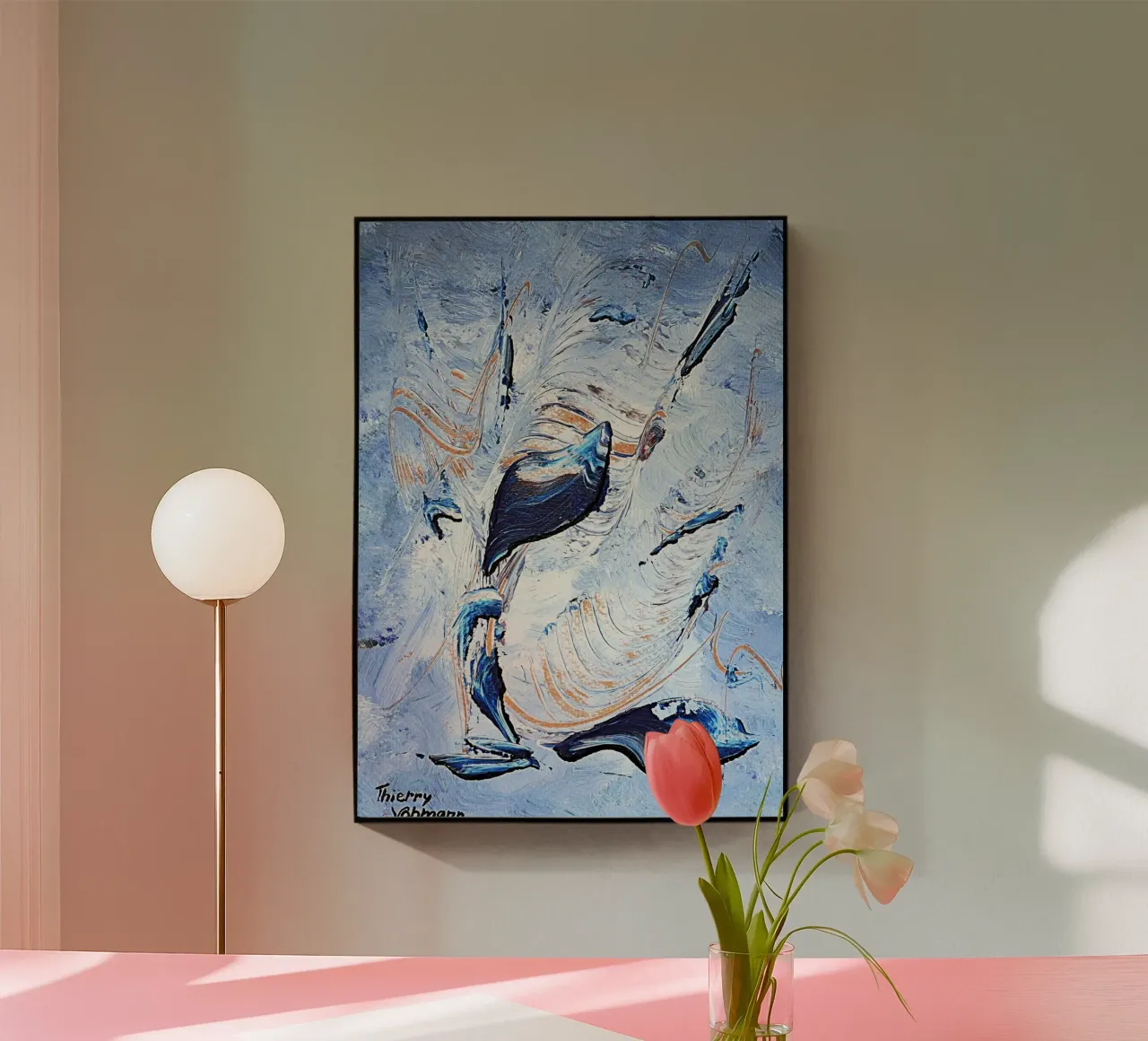 PRIMA GELATA plexiglass da Thierry Vobmann Abstract painting