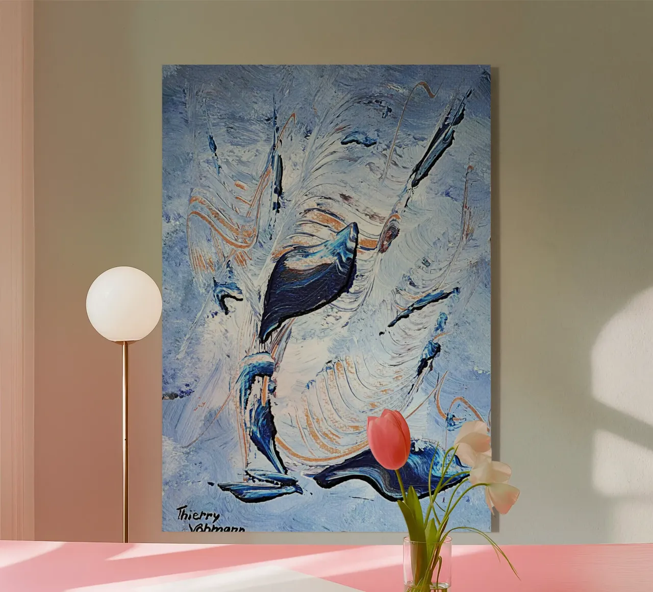 PRIMA GELATA plexiglass da Thierry Vobmann Abstract painting