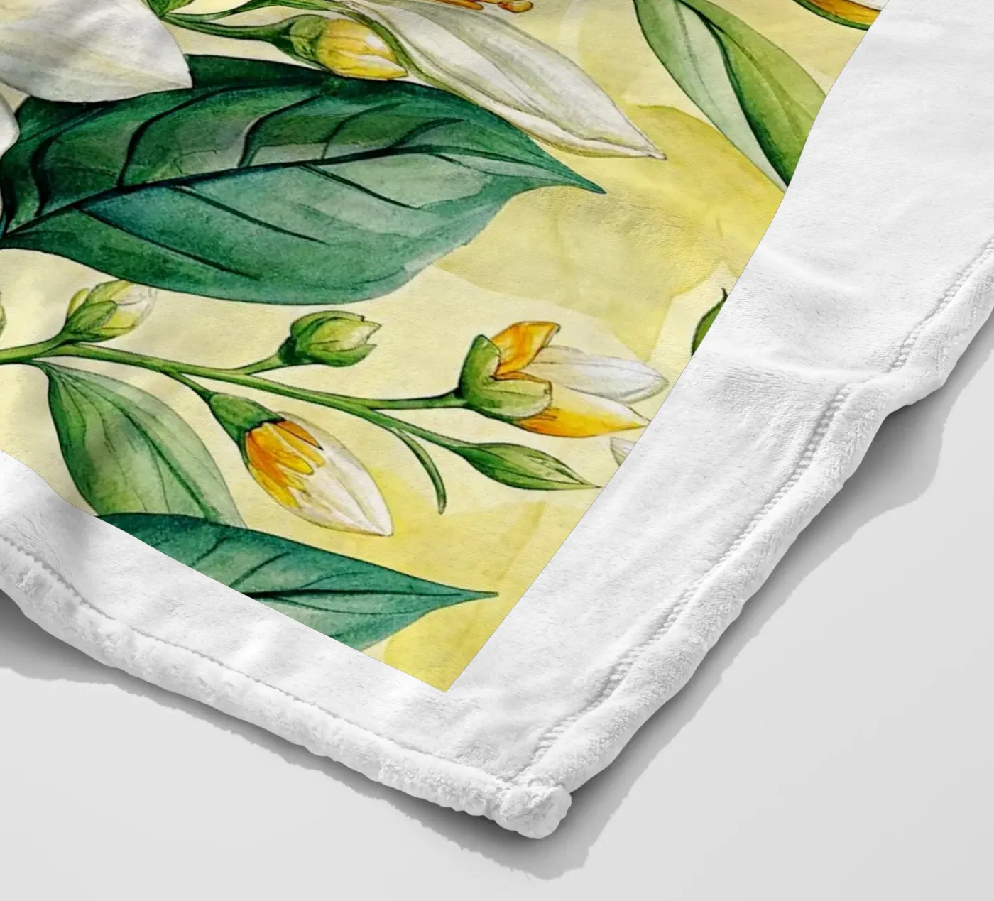 jasmijnbloem fleecedeken van the gondols