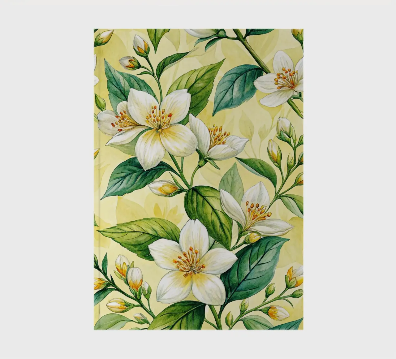 jasmine flower notebook by the gondols