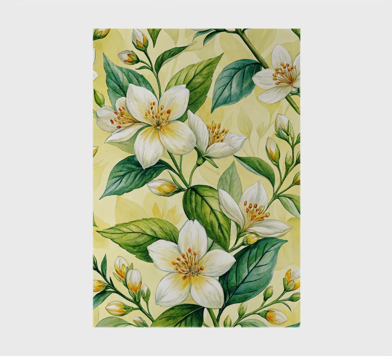 jasmine flower notebook by the gondols