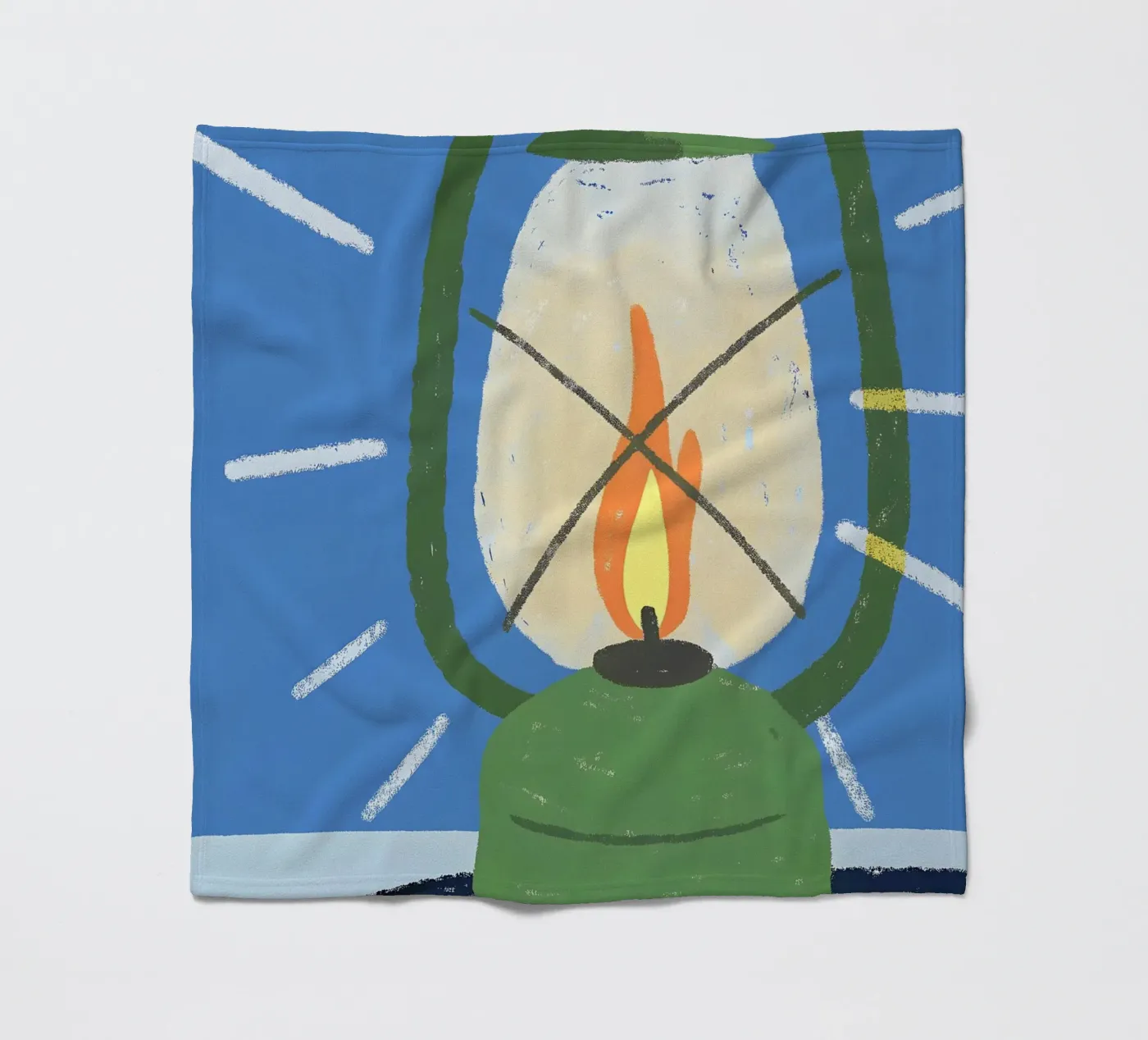 Vuurlamp fleecedeken van PERSONAL TOUCH