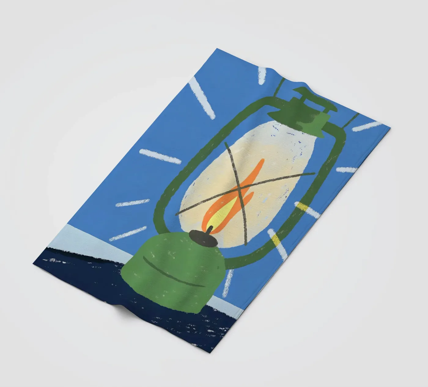 Vuurlamp fleecedeken van PERSONAL TOUCH