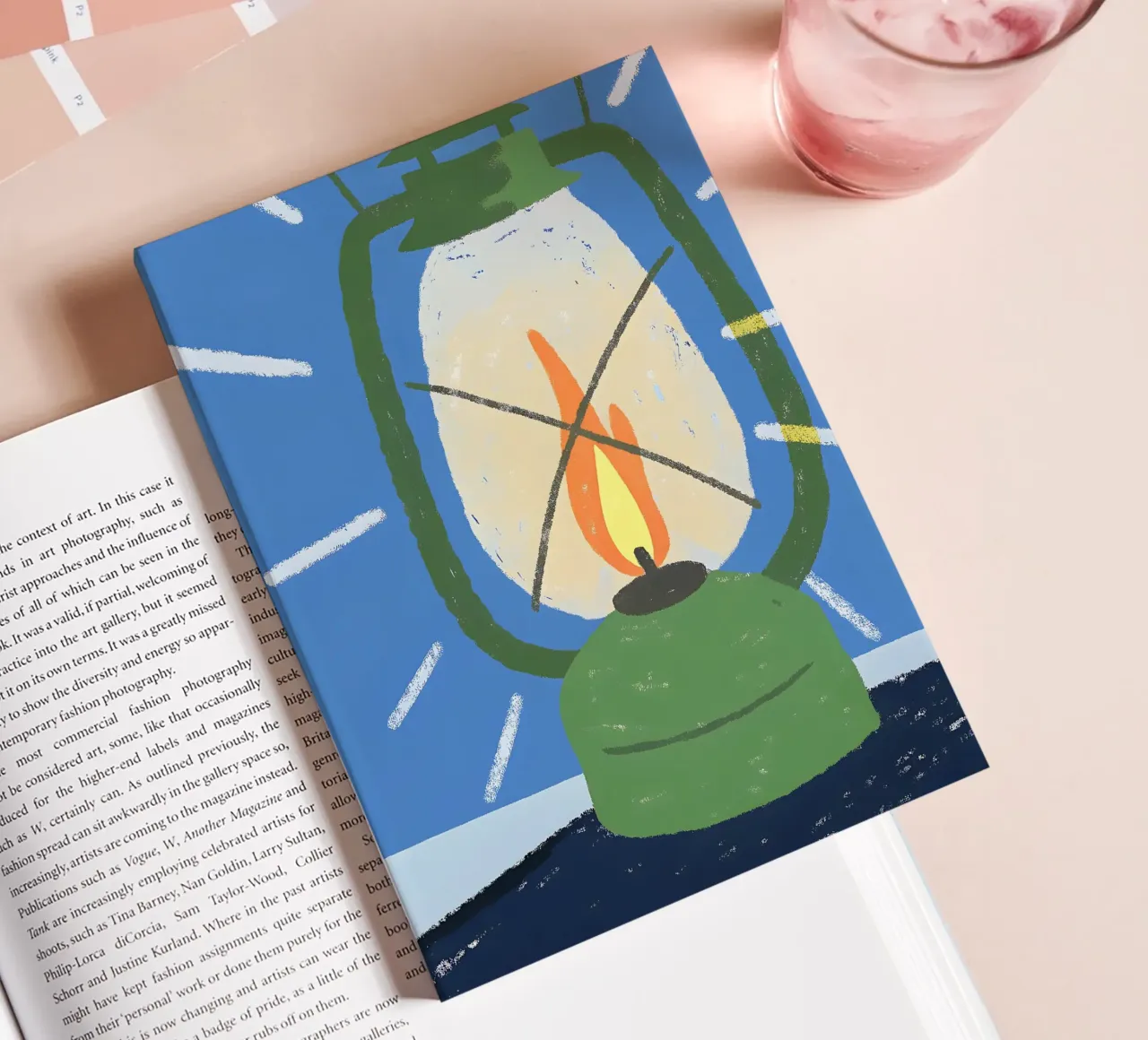 Fire Lamp notebook by PERSONAL TOUCH
