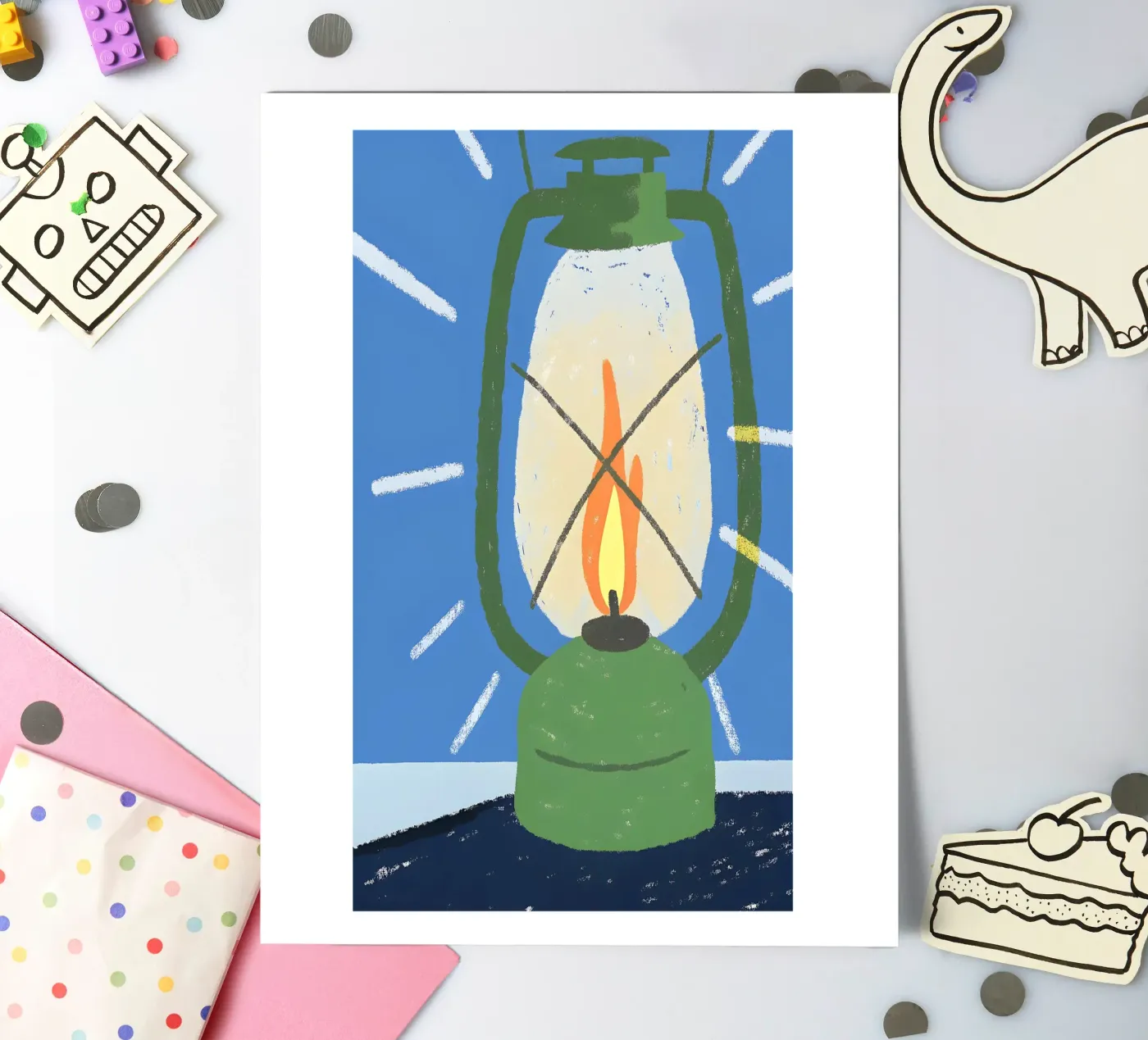 Fire Lamp sticker sheet by PERSONAL TOUCH