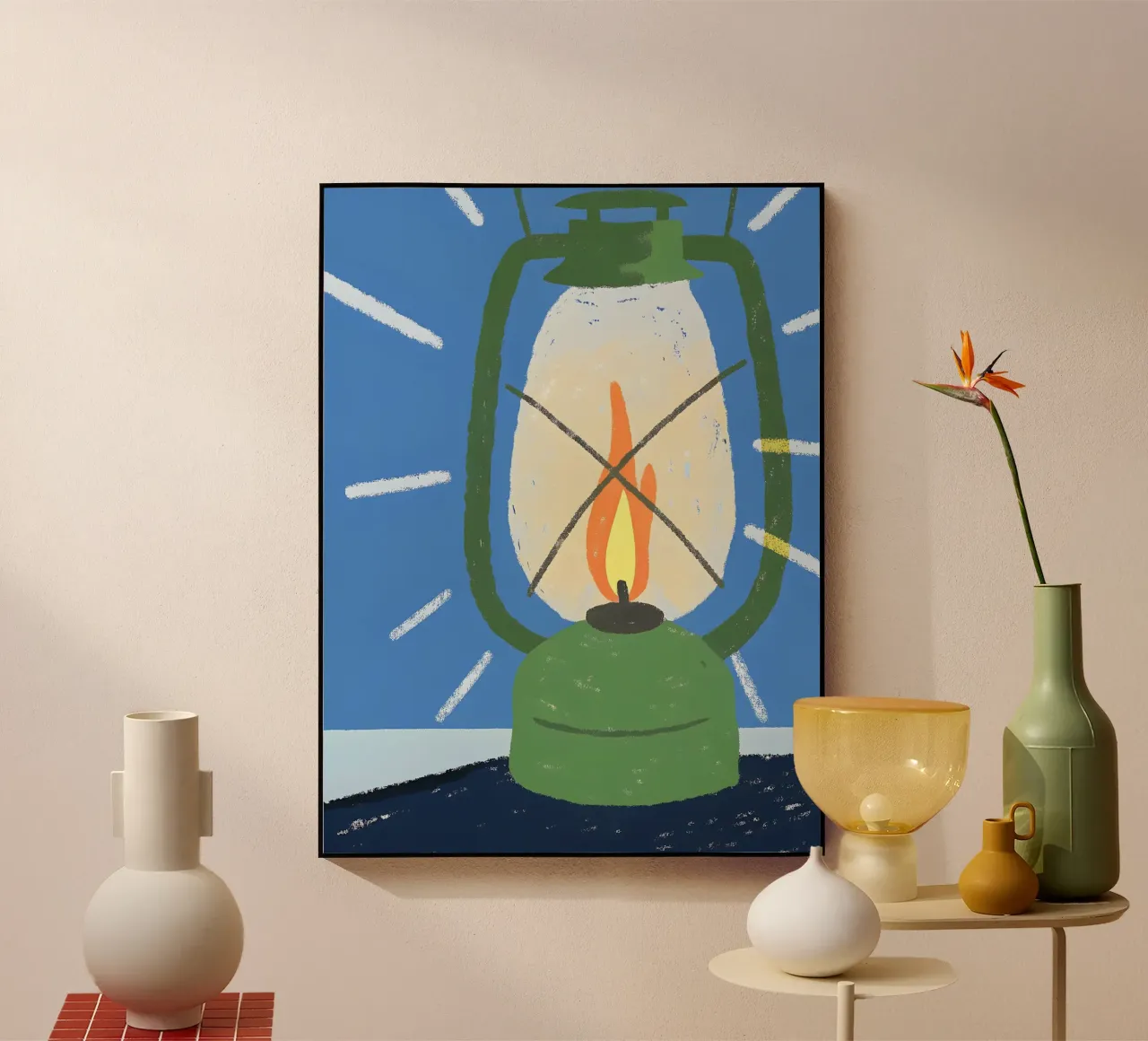 Fire Lamp plexiglass da PERSONAL TOUCH