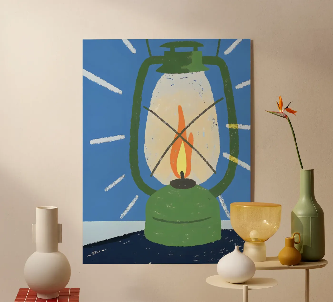 Feuerlampe Acryl-Glas von PERSONAL TOUCH