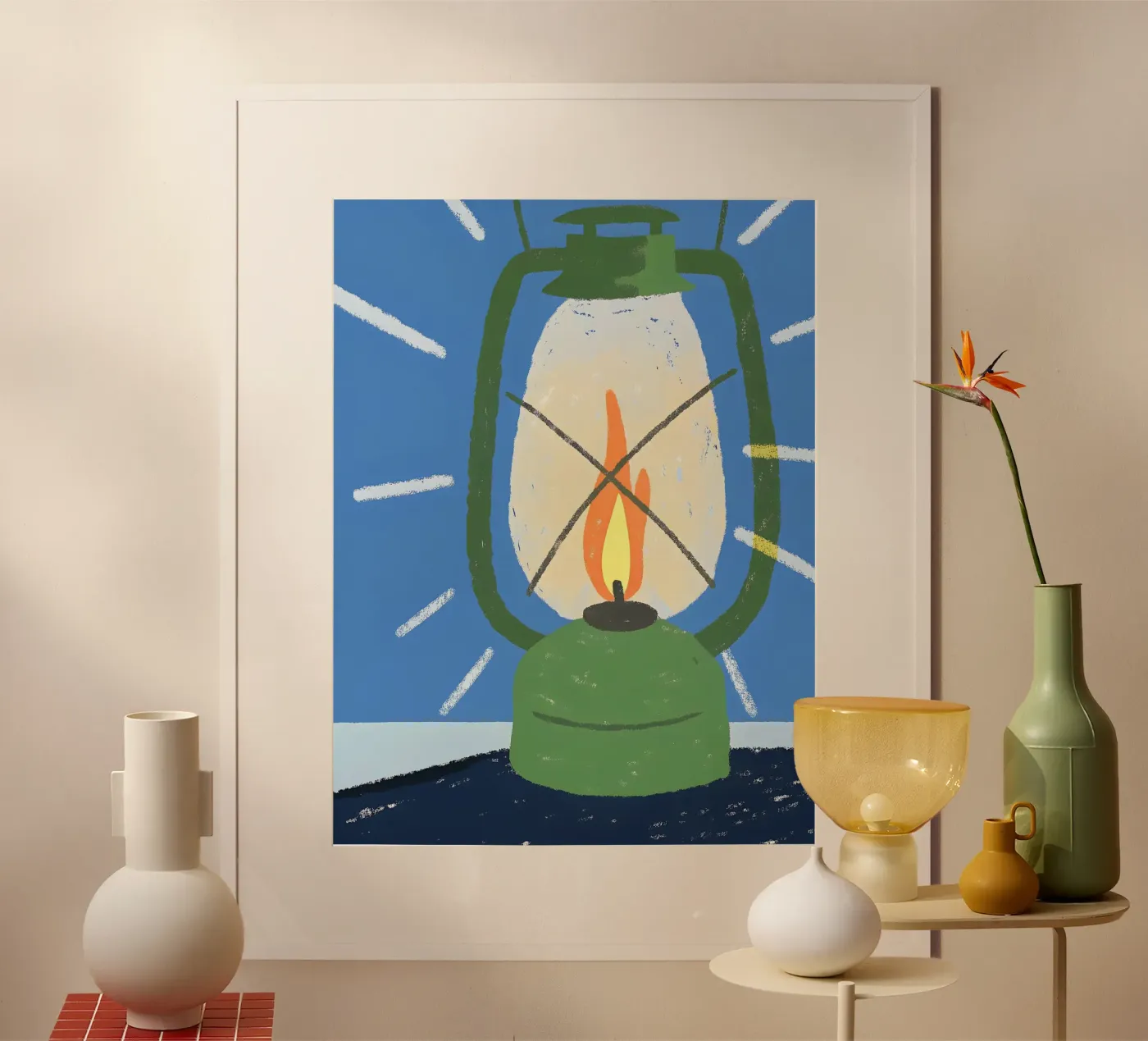 Fire Lamp poster da PERSONAL TOUCH