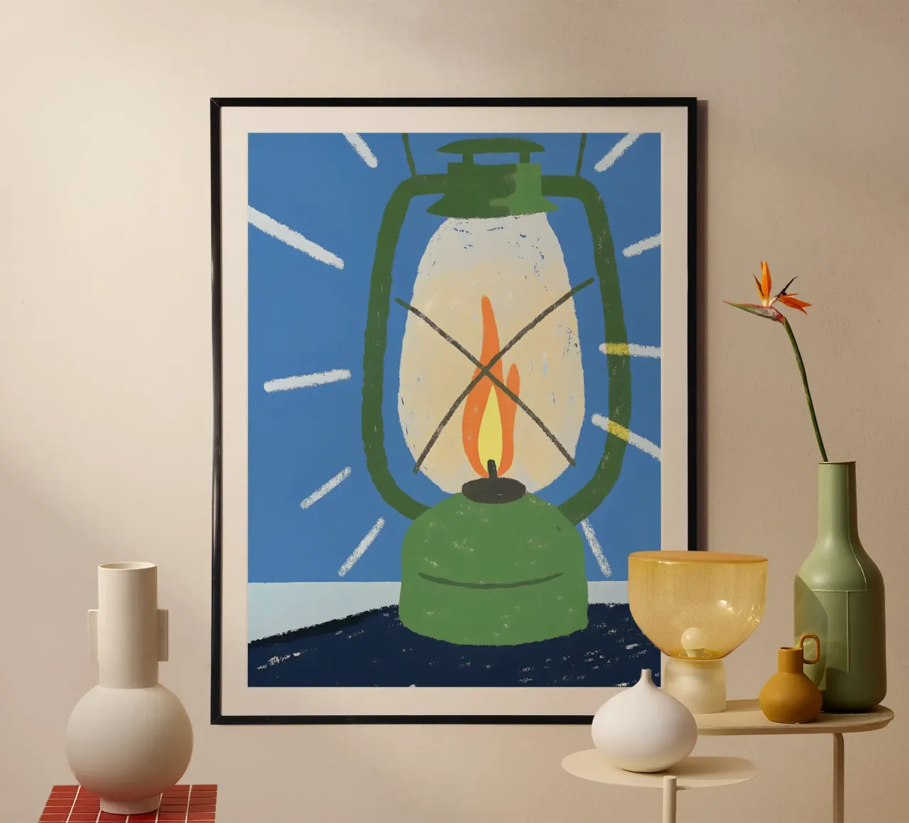 Fire Lamp poster da PERSONAL TOUCH