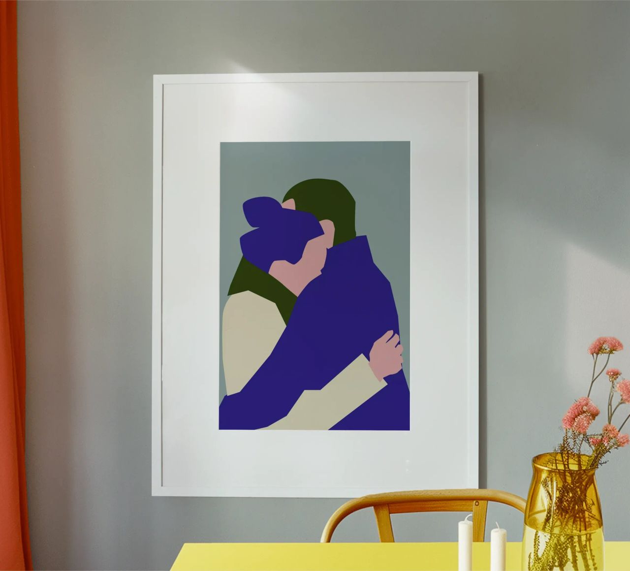 Hug 1 Poster von Helena Ravenne