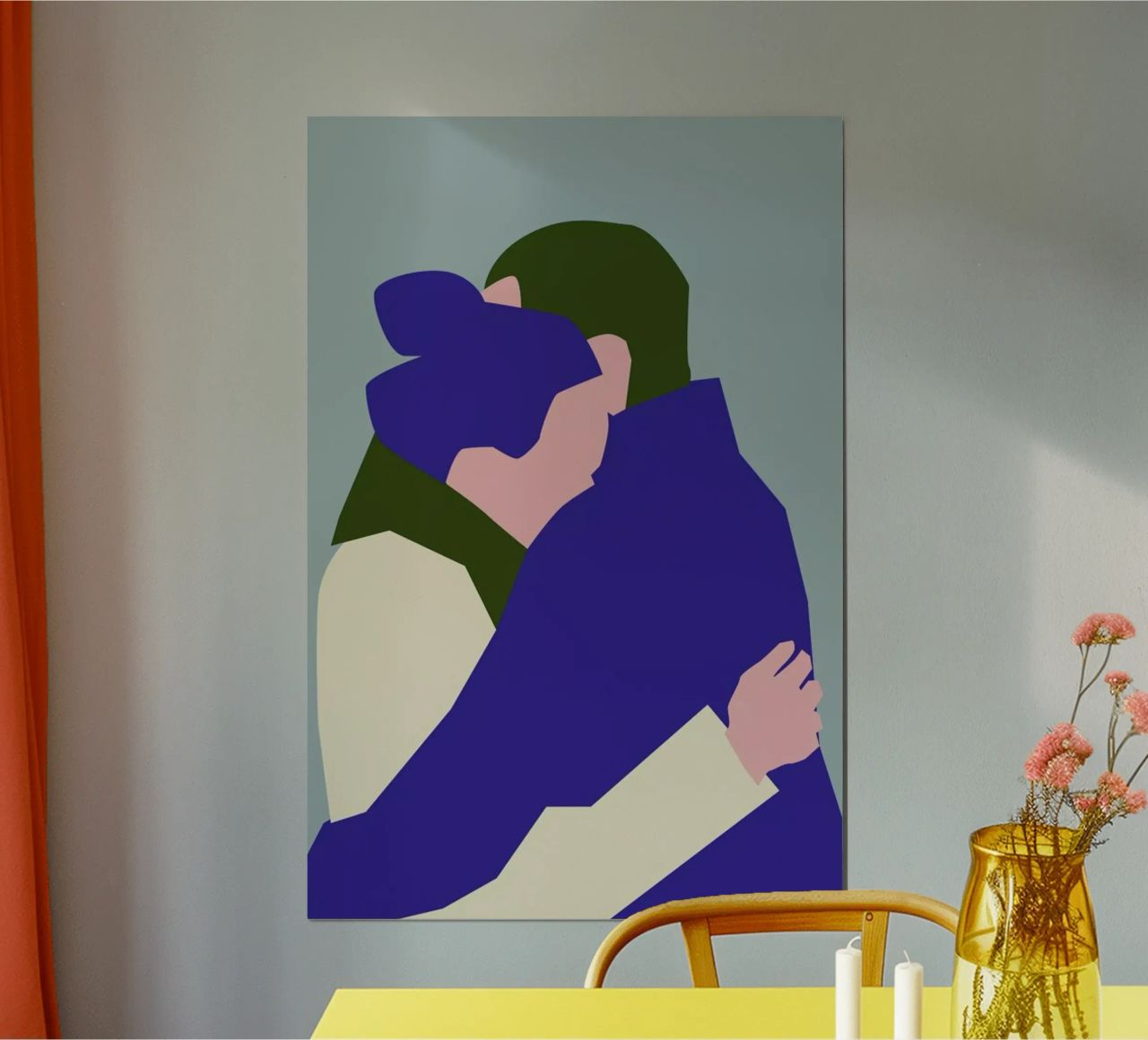 Hug 1 Poster von Helena Ravenne