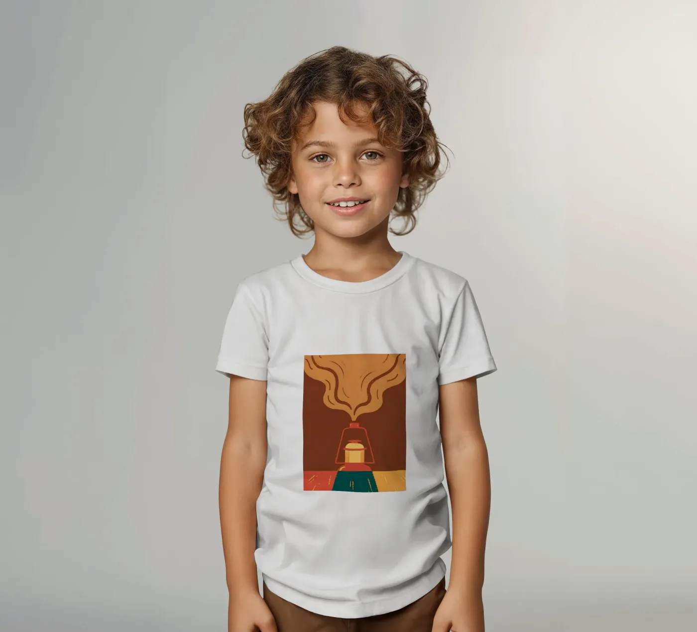Fire Lamp kinder t-shirt van PERSONAL TOUCH