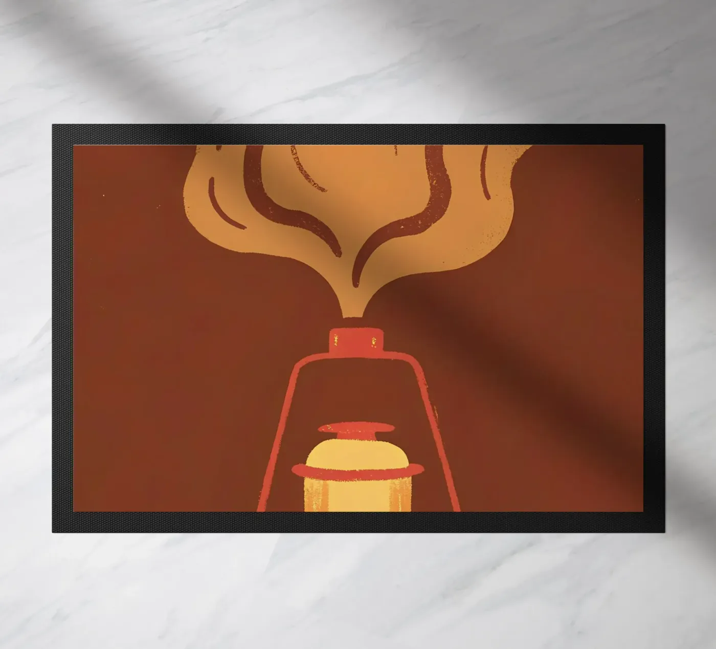 Vuurlamp deurmat van PERSONAL TOUCH