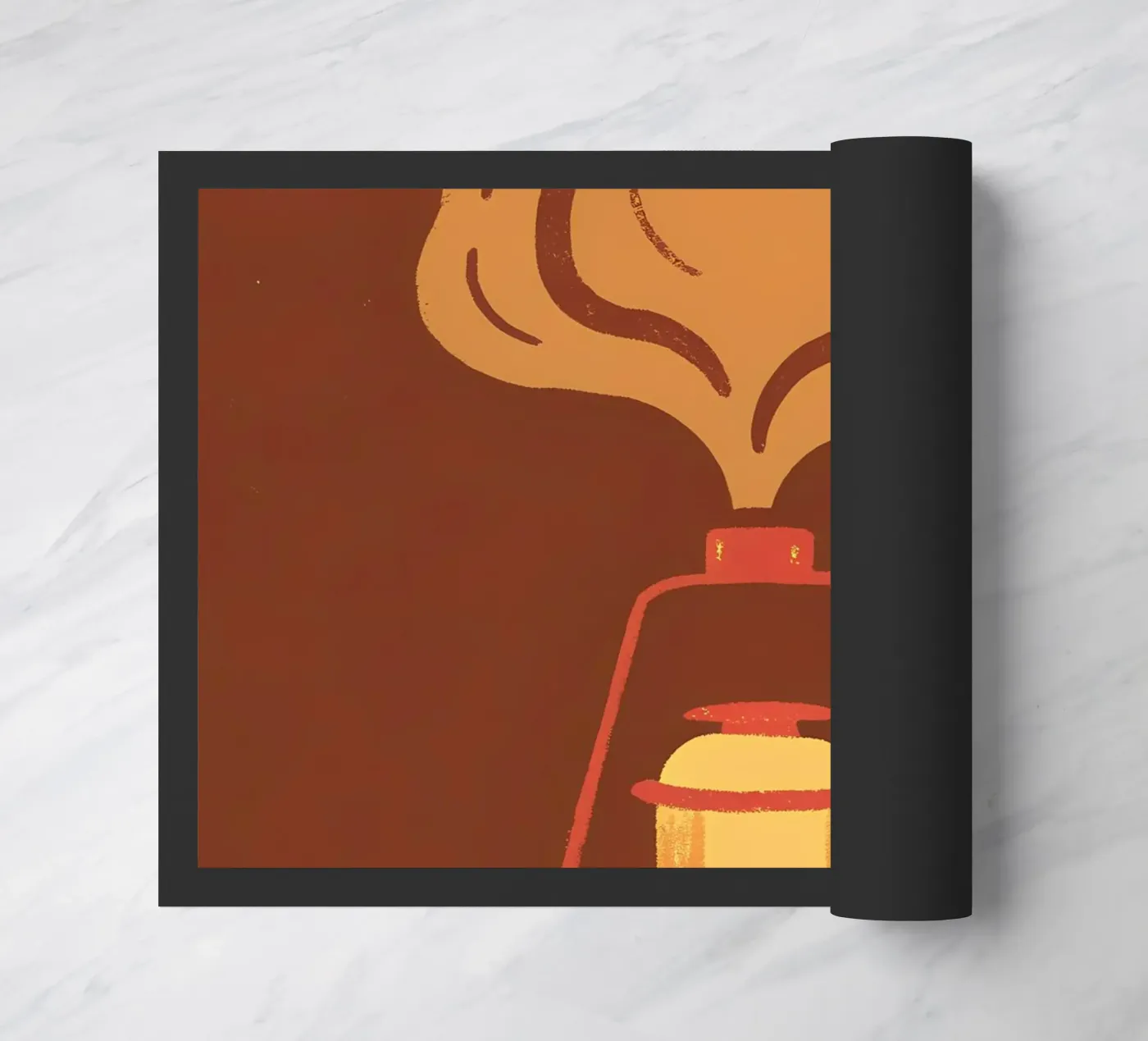 Fire Lamp Fußmatte von PERSONAL TOUCH