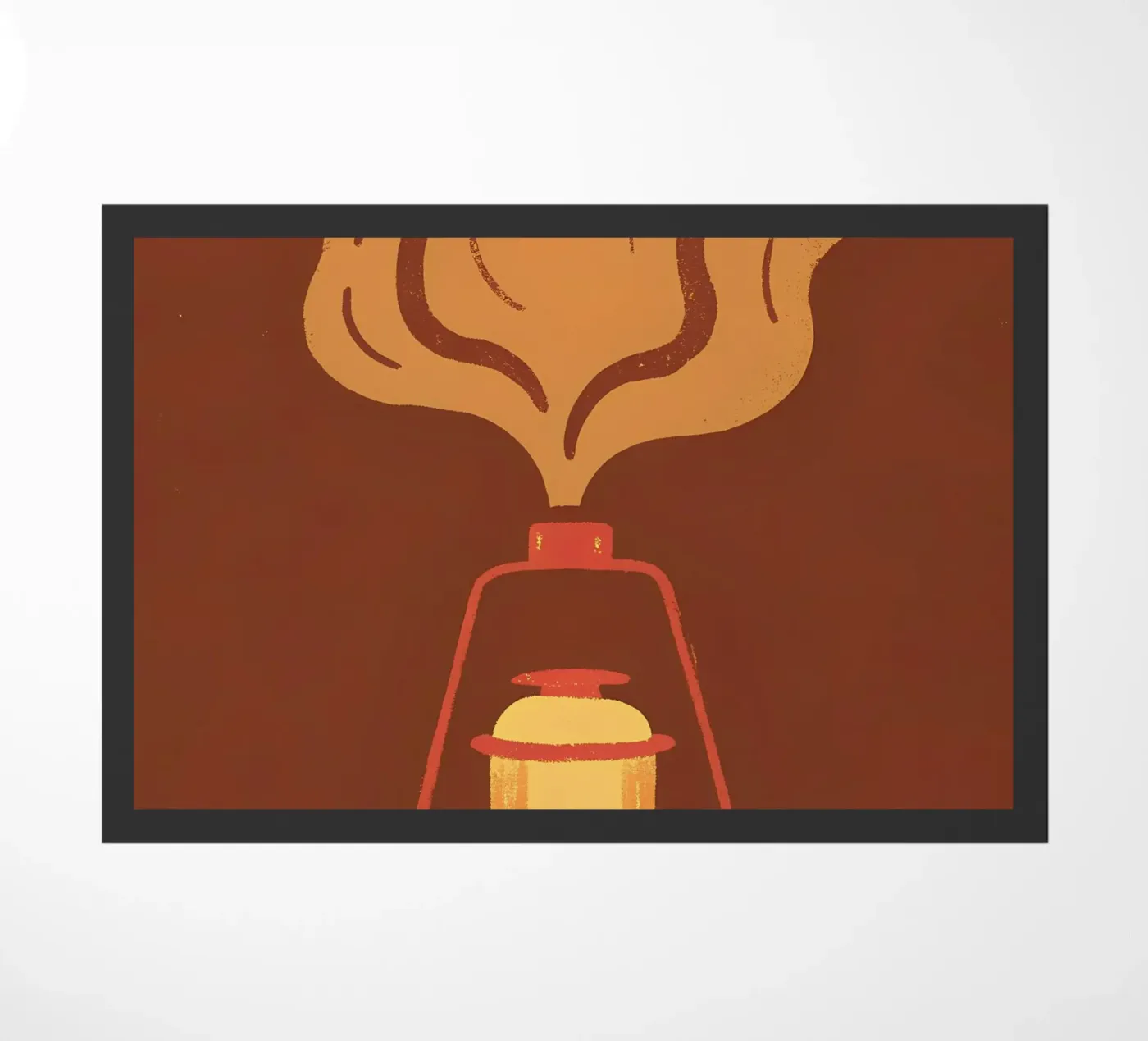 Fire Lamp Fußmatte von PERSONAL TOUCH