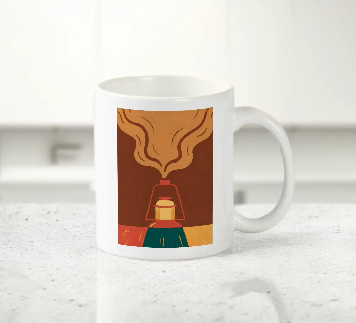 Fire Lamp ceramic mug by PERSONAL TOUCH