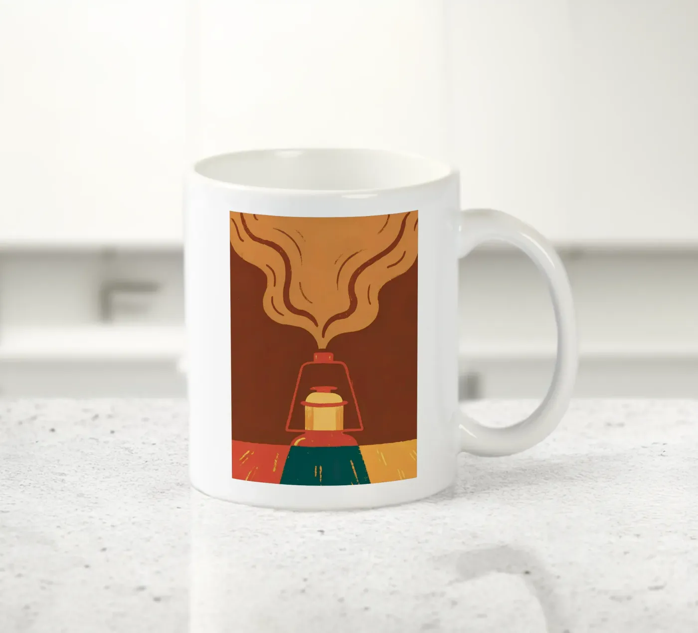 Fire Lamp ceramic mug by PERSONAL TOUCH