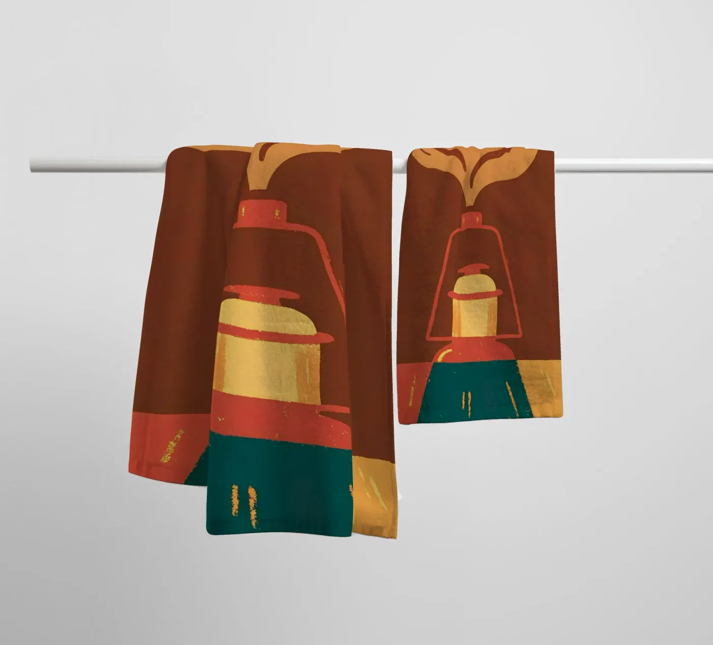 Vuurlamp badhanddoek van PERSONAL TOUCH