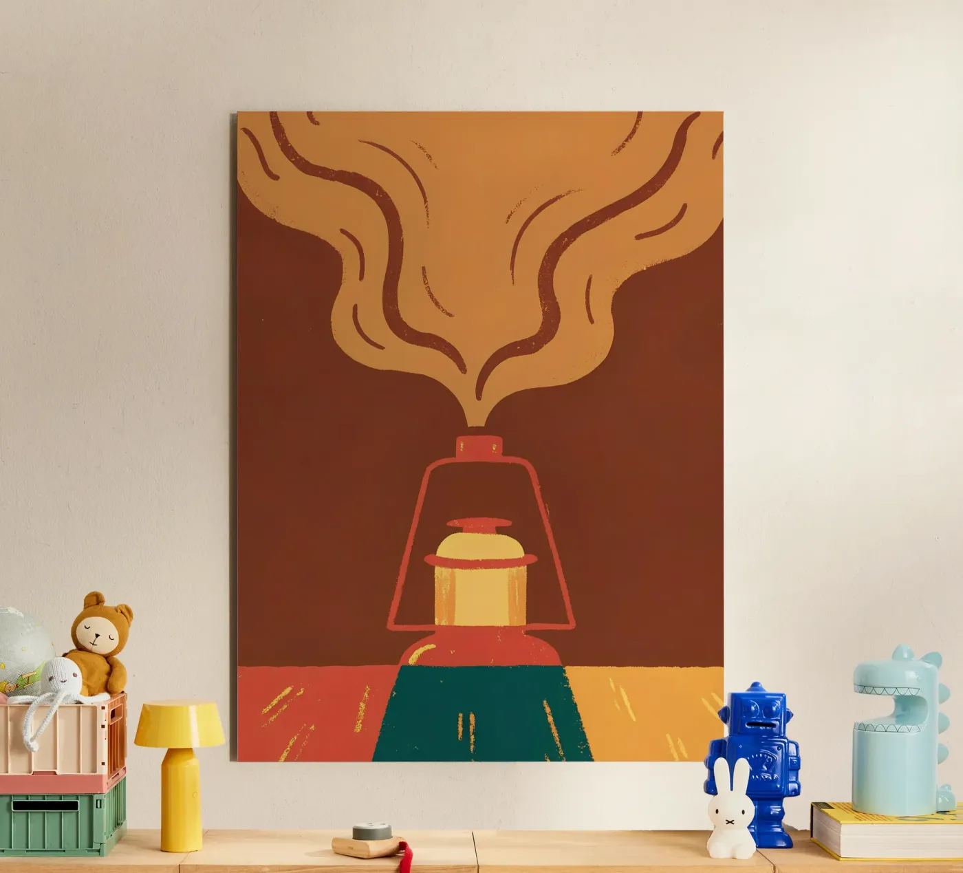 Fire Lamp forex plate by PERSONAL TOUCH