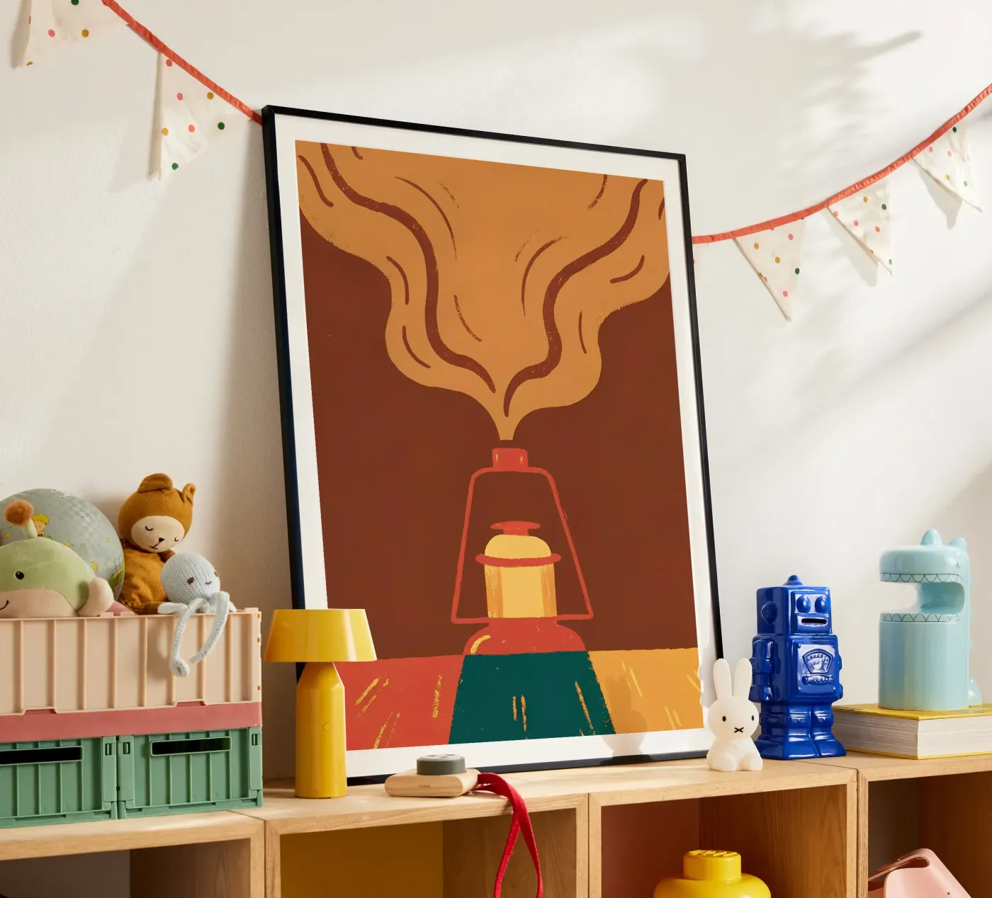 Vuurlamp poster van PERSONAL TOUCH