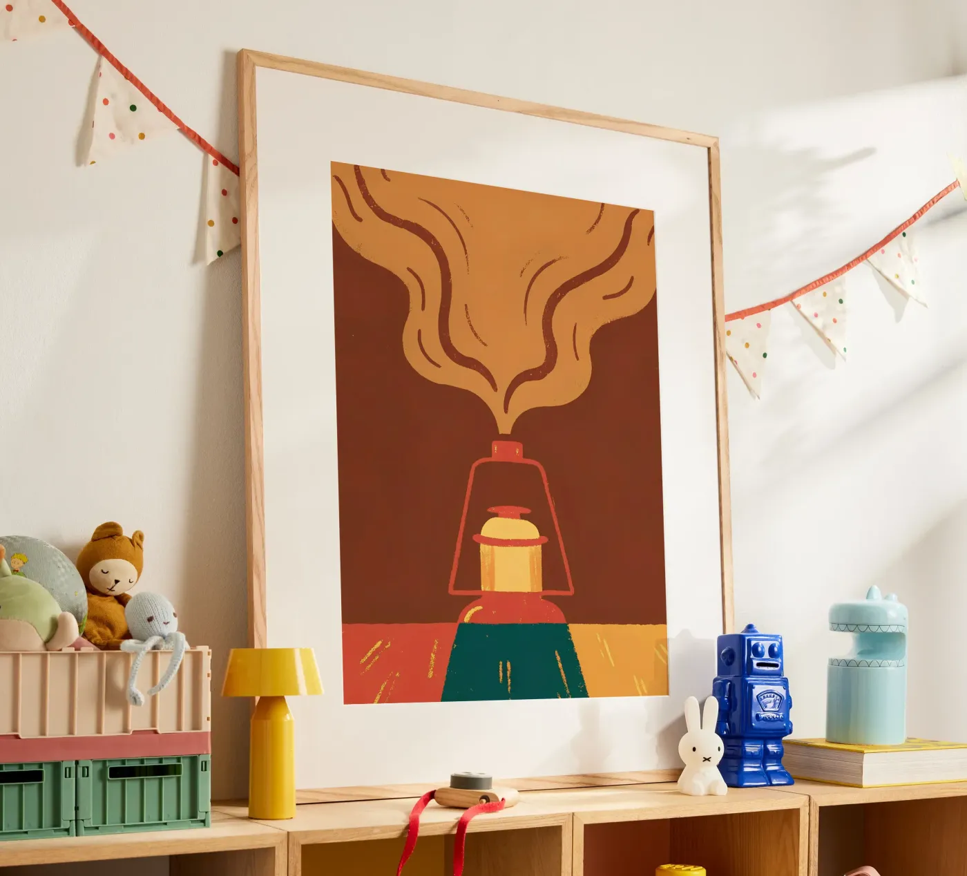 Vuurlamp poster van PERSONAL TOUCH