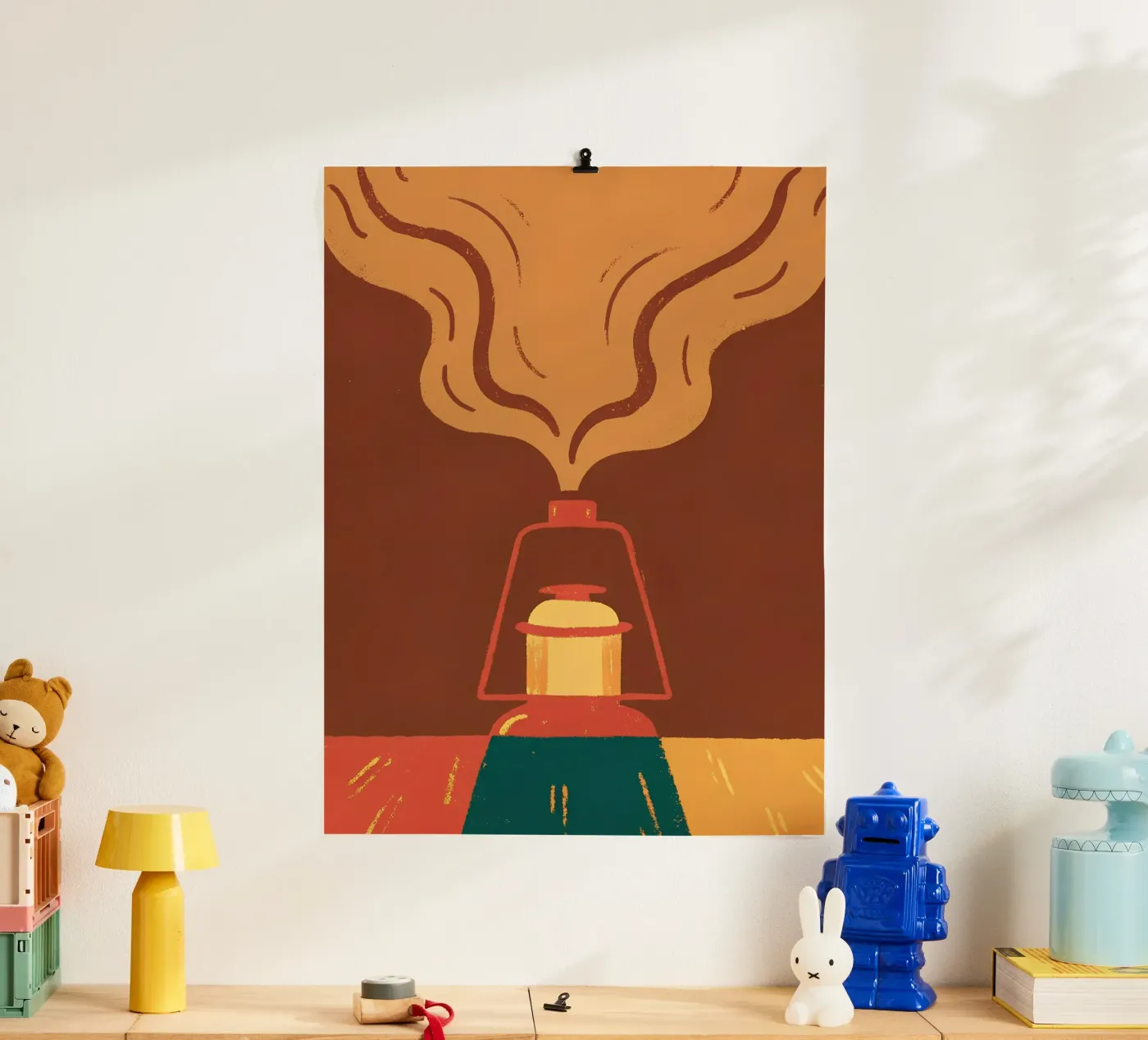 Vuurlamp poster van PERSONAL TOUCH